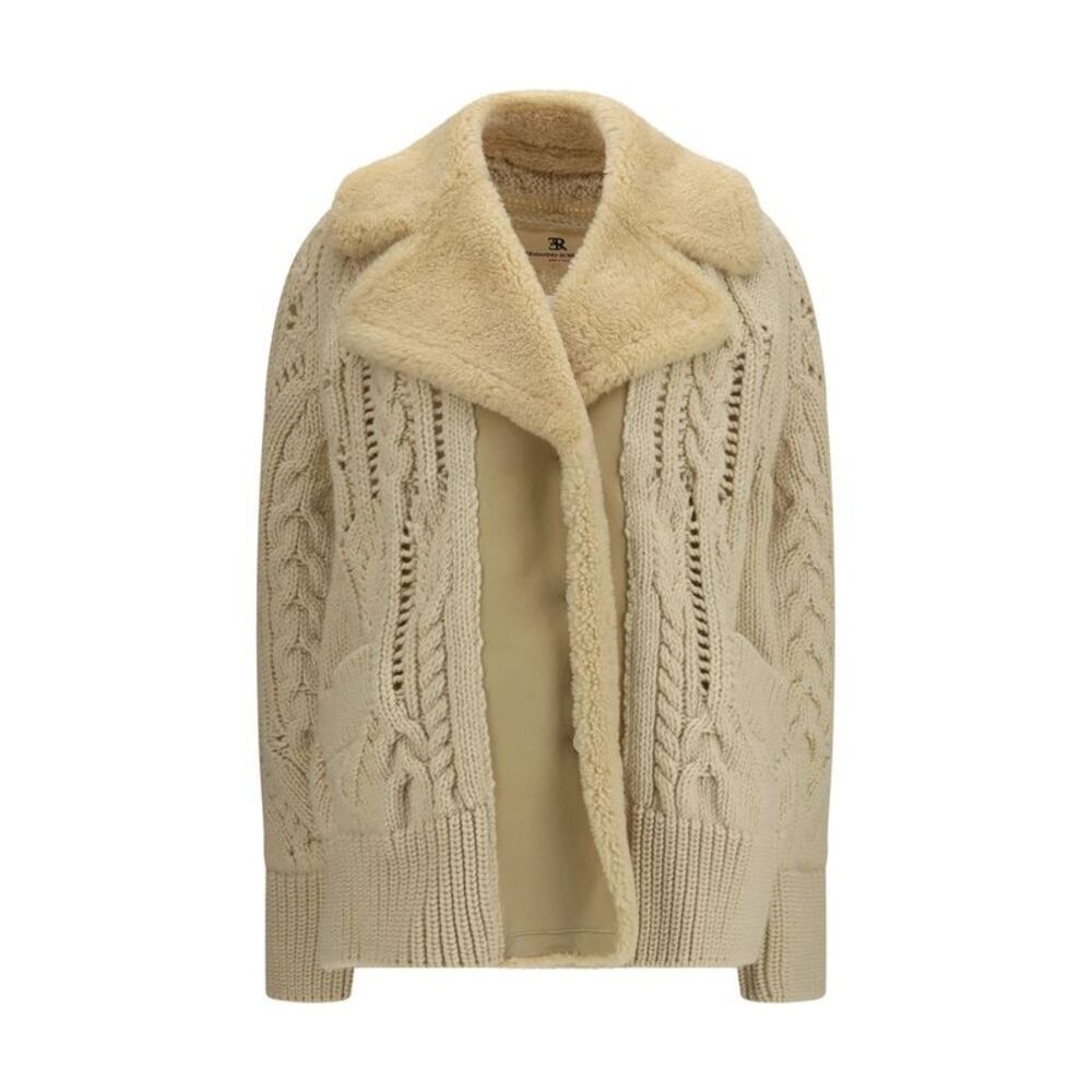 Ermanno Scervino Beige Wool Oves Aries Women's Sweatshirt